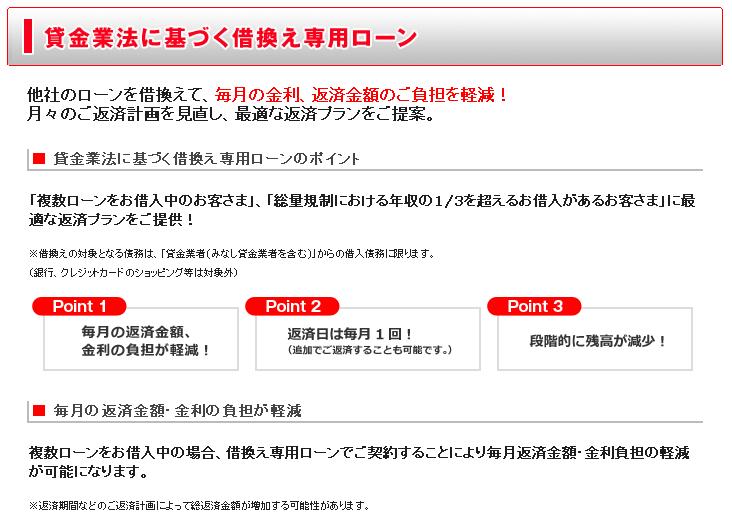 アコム「借換え専用ローン」